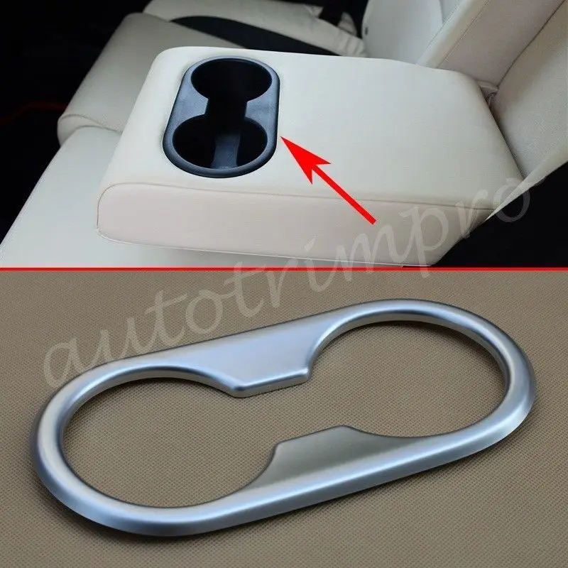 Внутренние детали из АБС хрома крышка для водяного стакана на заднее сиденье