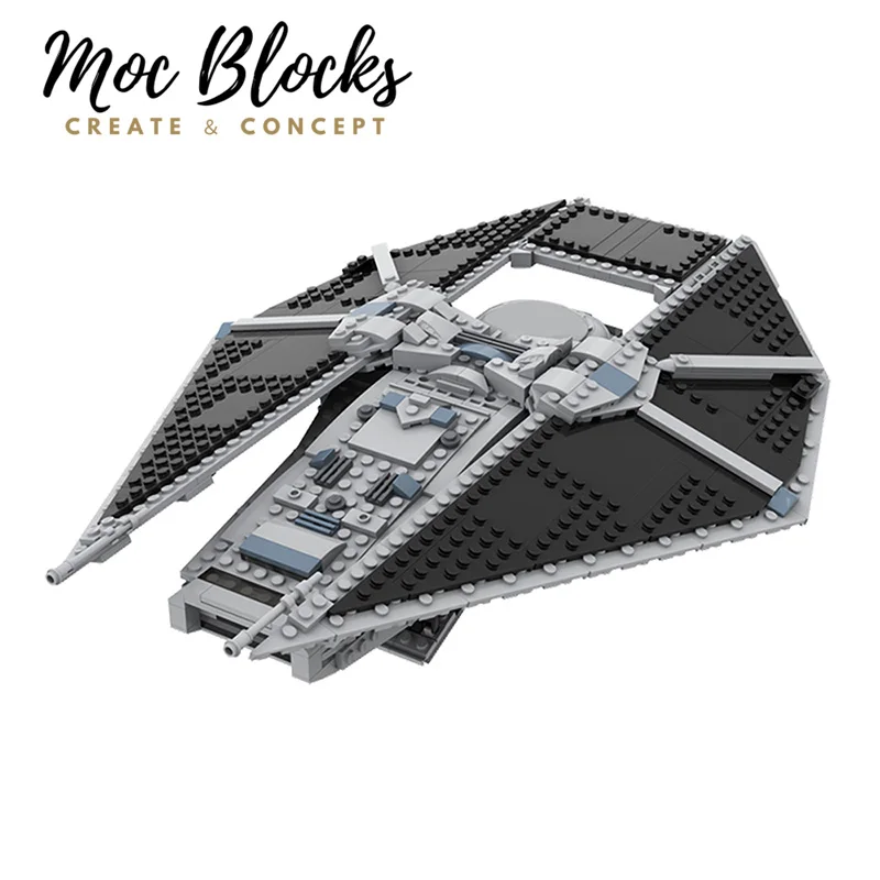 Набор строительных блоков TIE Reaper Star Space Battleship, космический корабль, строительные блоки, коллекционная машина, обучающие игрушки для детей