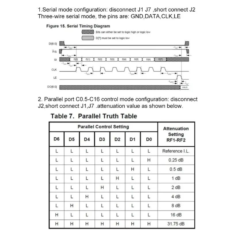 

PE43702 31.75dB Digital RF Attenuator Module 9K-4GHz 0.25dB Stepping Precision with OLED Microcontroller Control Board