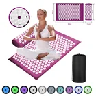 Массажная подушка, массажный коврик для йоги, коврик для акупрессуры и набор подушек для снятия стресса, спины, боли в теле, коврики с шипами для акупрессуры, домашний тренажерный зал