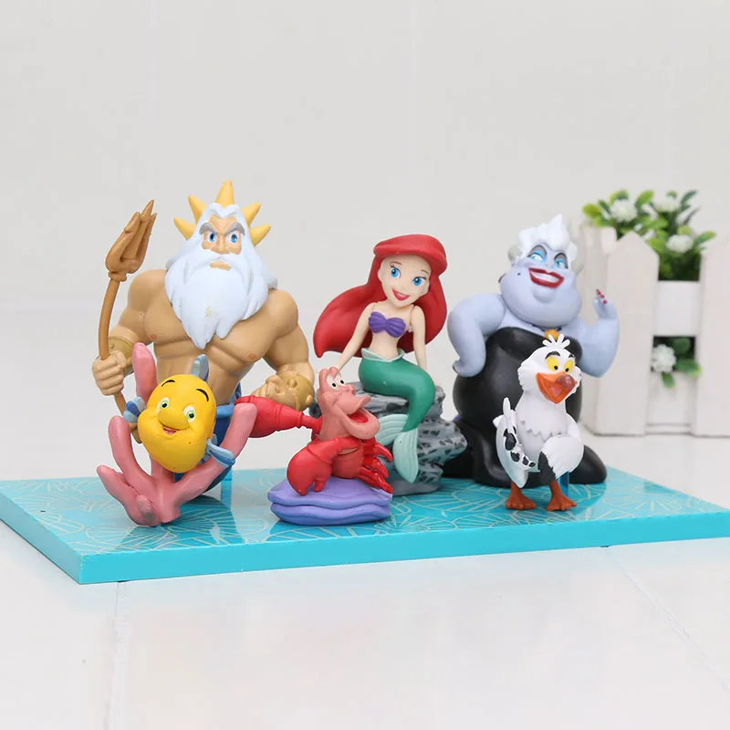 Зеленый Король Лев Simba принцесса WCF Русалочка персонажи Мега мир Ариэль Урсула фигурка игрушки - Цвет: Зеленый