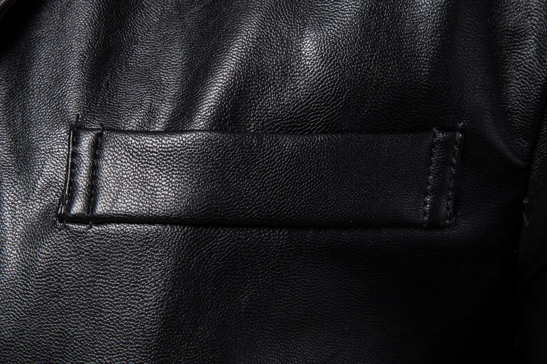 Мужские кожаные куртки пальто весна и осень новая мужская кожаная одежда |