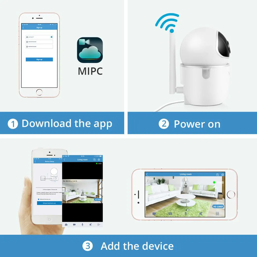 Детская ip камера безопасности Wi Fi беспроводная мини Сетевая наблюдения Wifi 1080P