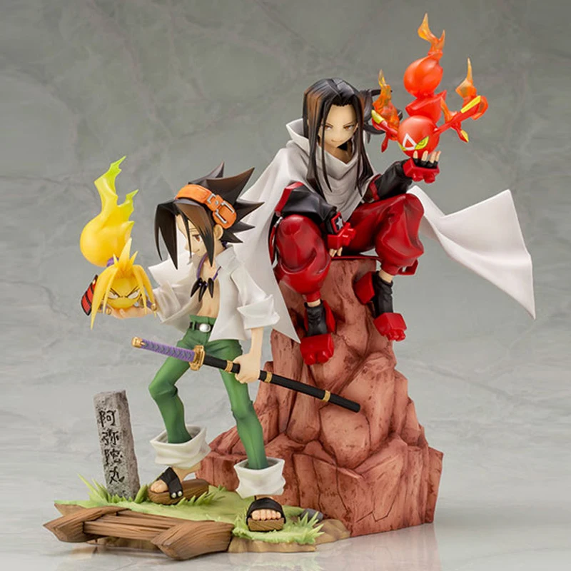 

ARTFX J Anime Shaman King Yoh Asakura Haou Asakura PVC Action Figure 1/8 Scale Collectible Model Doll Toys Gift