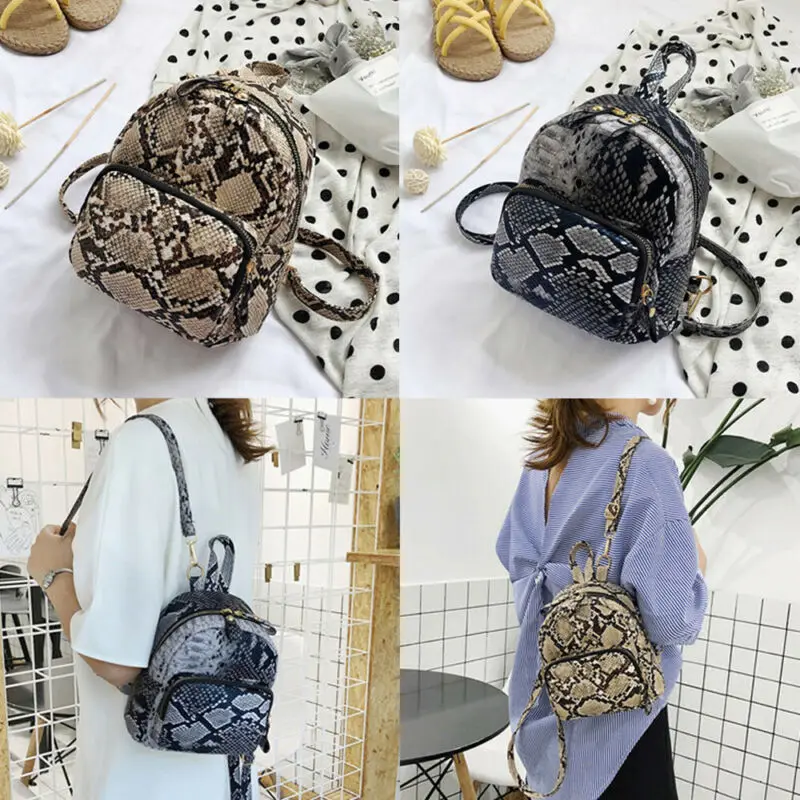 Мини-рюкзак женский из искусственной кожи многофункциональный | Багаж и сумки