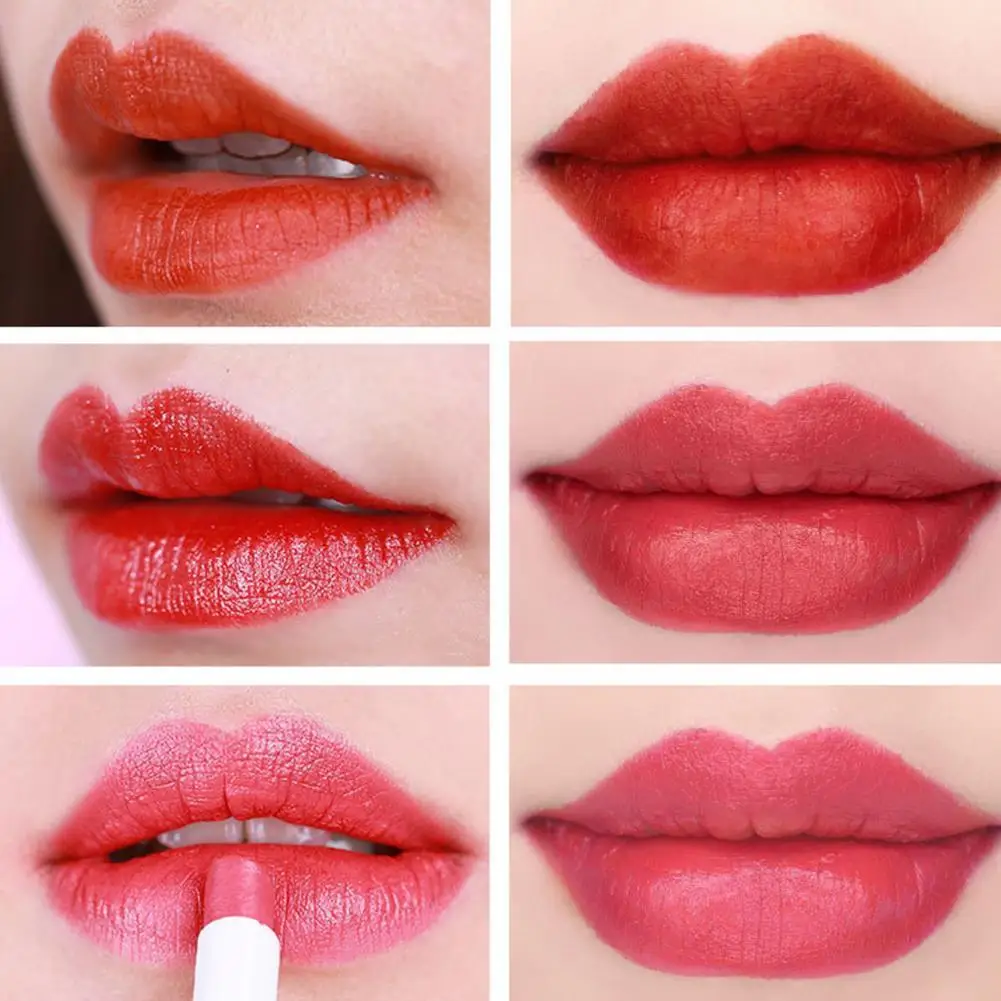 Хит продаж 4 цвета туба губная помада туманная поверхность сексуальная
