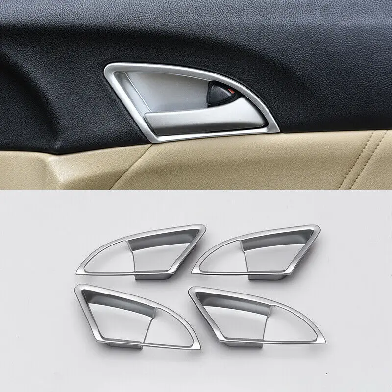 

FOR Honda Accord 8th 2008-2012 ABS Silver Interior door bowl sticker trim 4pcs