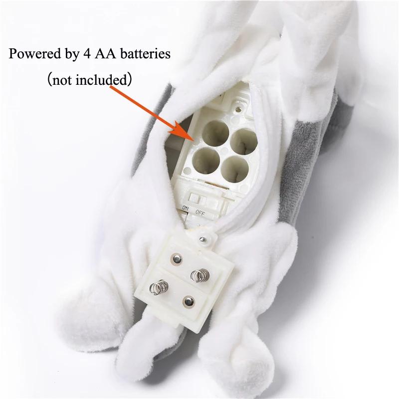Милый детский контроль звука умный робот собака Электронная Танцующая Собака