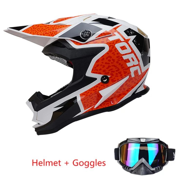 10 TORC T321 внедорожный шлем для мотокросса горные гоночные шлемы для KTM мотоциклетные очки для мотокросса как подарок для человека mo TORC велосипедный шлем - Цвет: 10