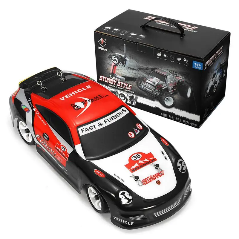 Wltoys K969 1/28 2 4G 4WD матовая RC машина высокая скорость дрейф автомобиль игрушка для