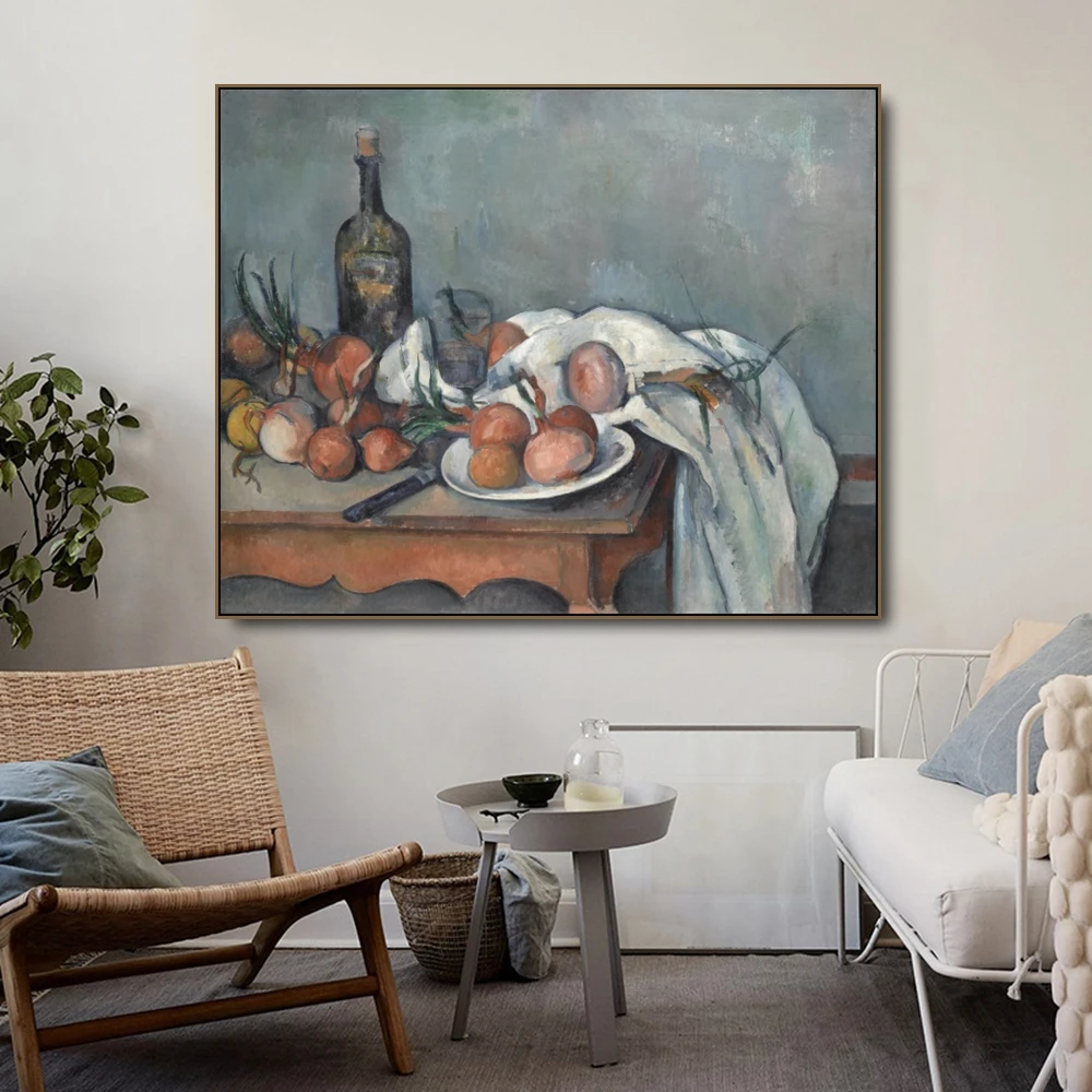 Натюрморт с луком от Cezann Картина на холсте фотография для гостиной спальни