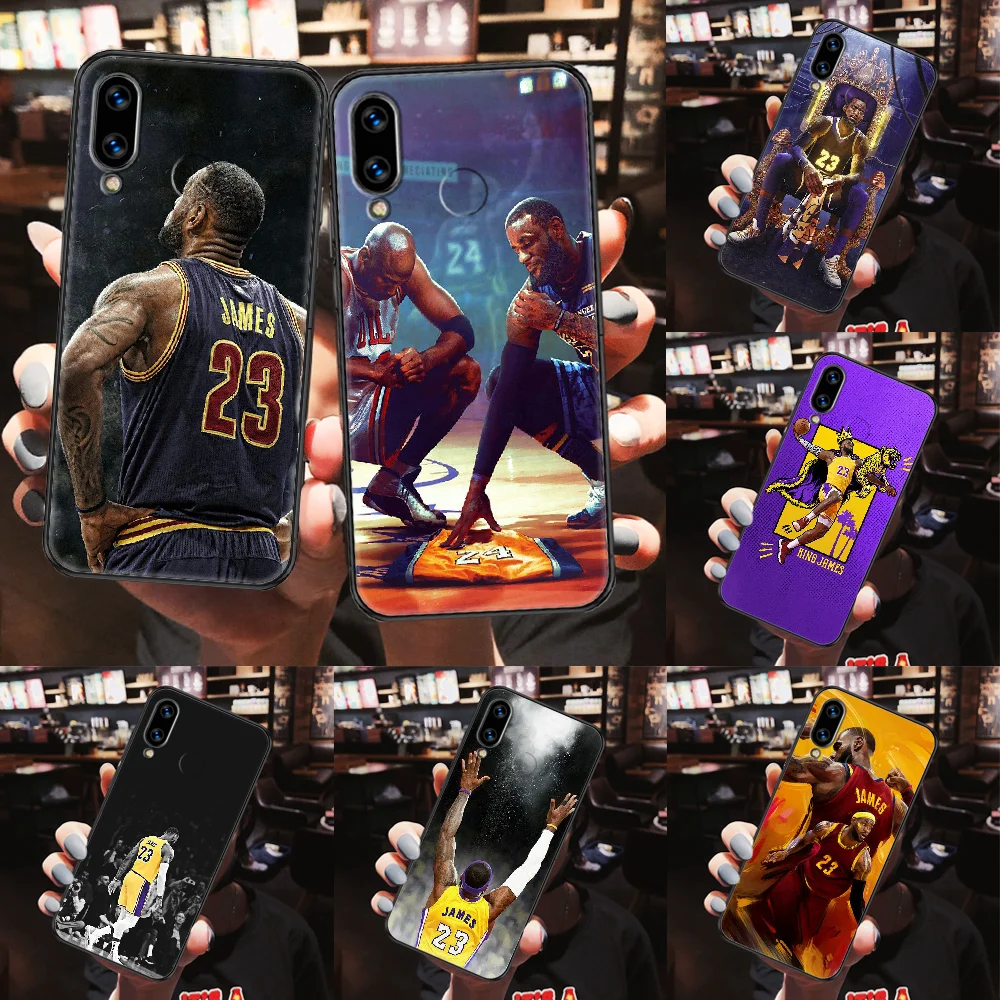 Чехол LeBron James 23 для телефона с изображением баскетбольного короля Huawei P Mate P10 P20 P30