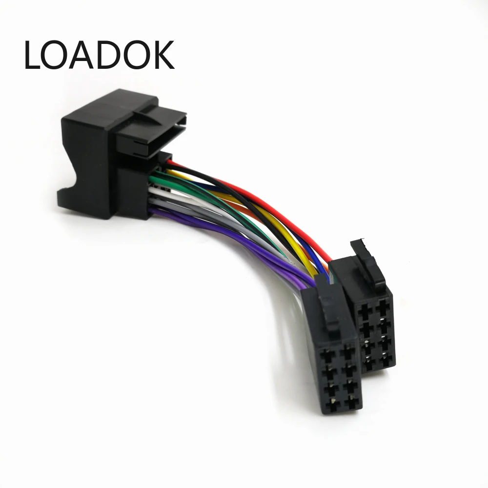 Автомобильный радиоприемник переходник с разъемом ISO провод стереопровод разъем