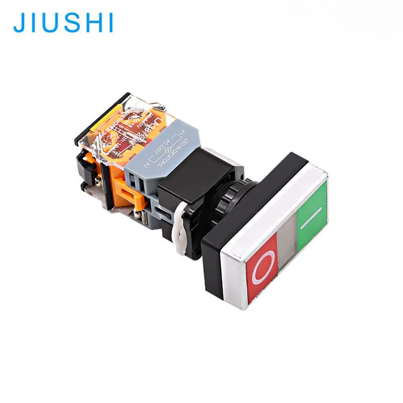 LA38-11D/RG мгновенный двойной кнопочный переключатель с подсветкой