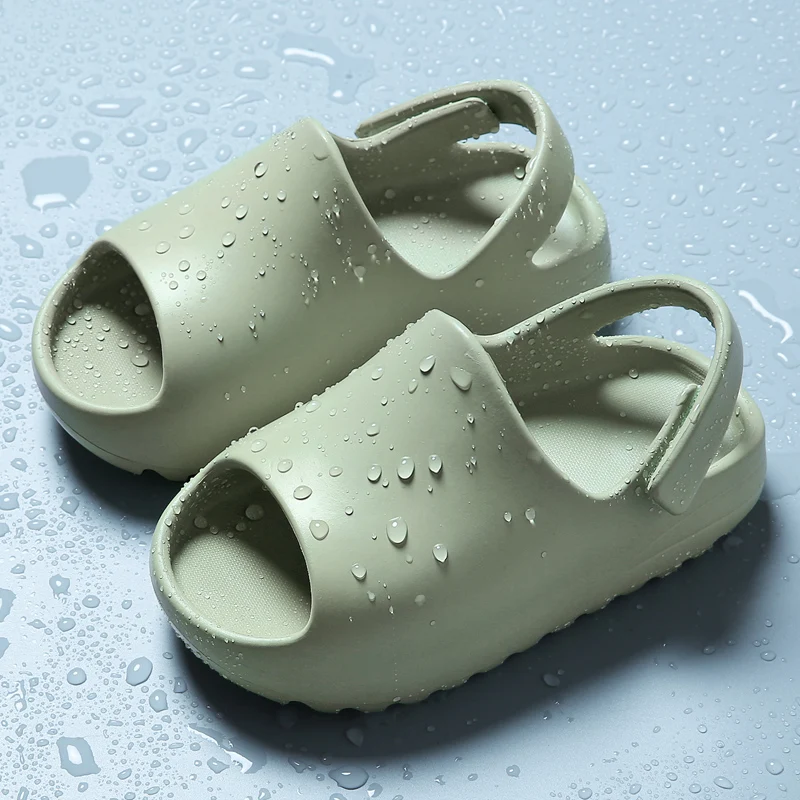 Детские сандалии YISHEN из ЭВА без шнуровки летняя пляжная обувь для мальчиков и