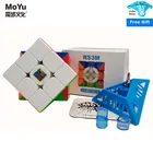 Новейший Магнитный магический куб Moyu RS3 M 3x3x3 MF RS3M, скоростной куб-головоломка, магнит 3x3 Magico Cubo