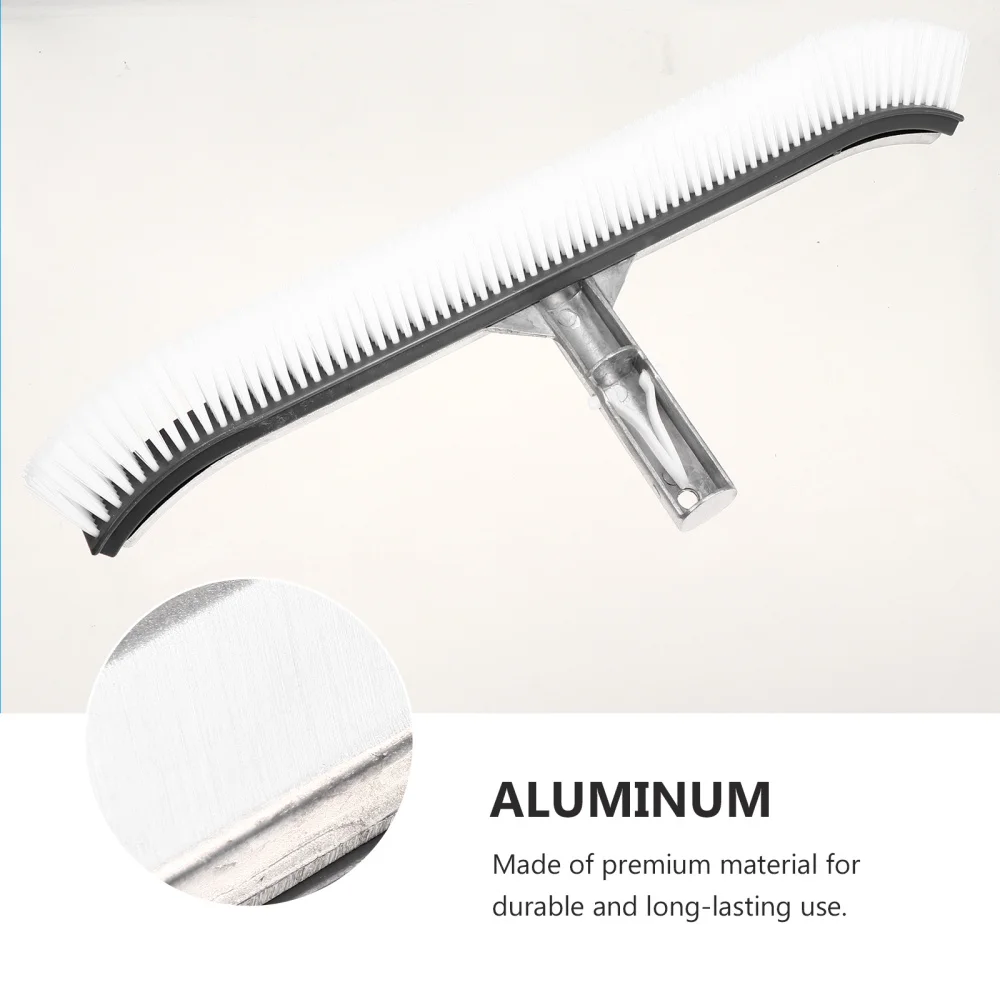 

1Pc Reusable Swimming Pool Brush Double-side Durable Pool Cleaning Brush Grey