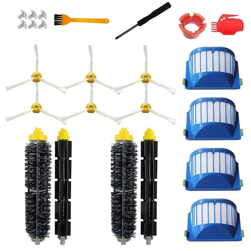 

Replacement Parts Kit for IRobot Roomba Accessories 600 Series 690 670 675 680 650 630 Vacuum Cleaner Replenishment Kit
