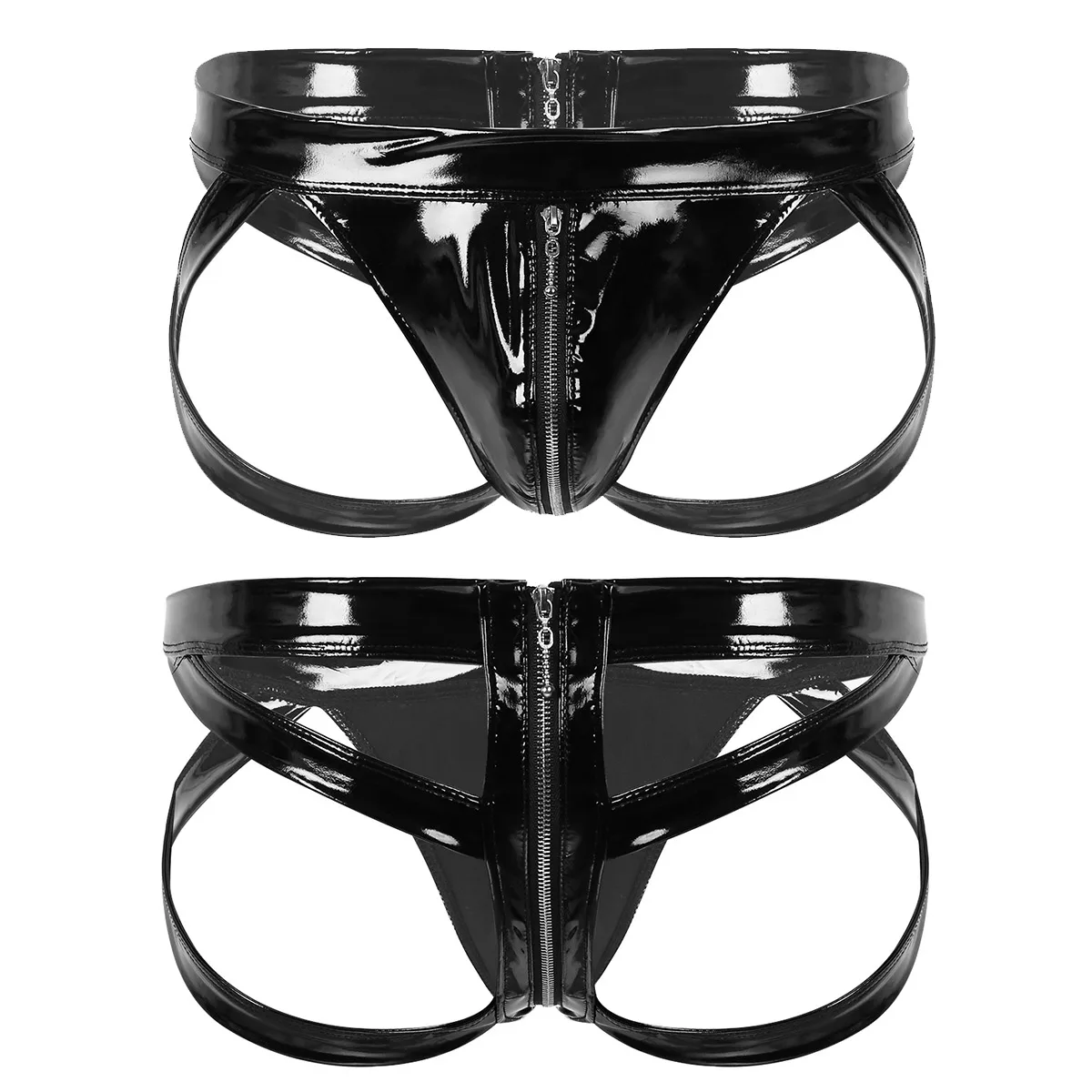 Трусы плавки мужские из лакированной кожи цвет в ассортименте M L XL XXL 1