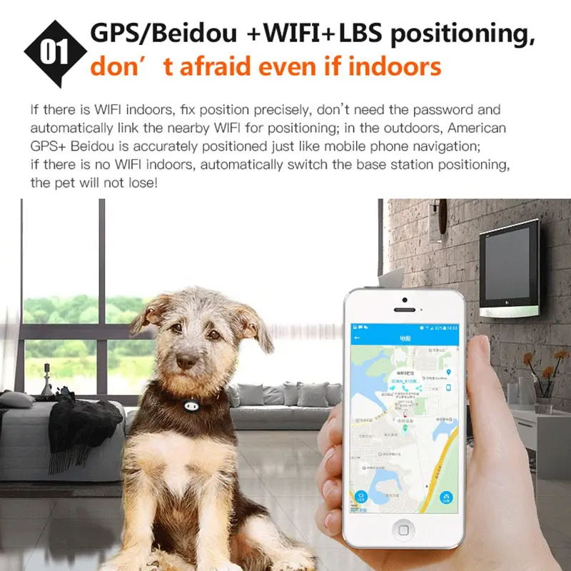Горячая Ip67 Водонепроницаемый ошейник для домашних любимцев Gsm Gps Wi-Fi фунтов