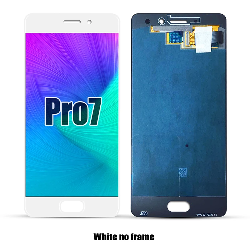 Протестированный сенсорный ЖК-дисплей для Meizu Pro 7 pro7 M792M M792H дигитайзер Сенсорная стеклянная панель в сборе 5,2 дюйма 1920*1080 - Цвет: White No Frame