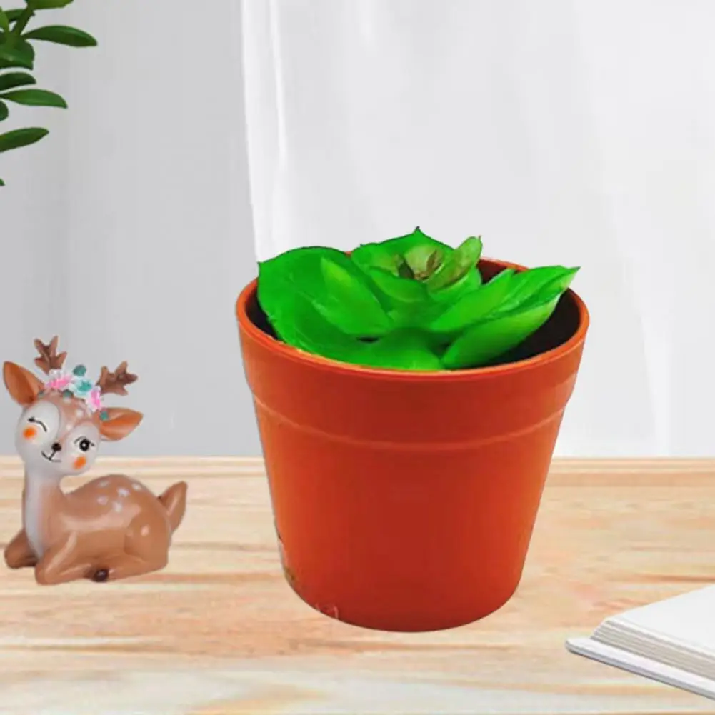 ПВХ отличные яркие мини Искусственные суккуленты Зеленые искусственные бонсай