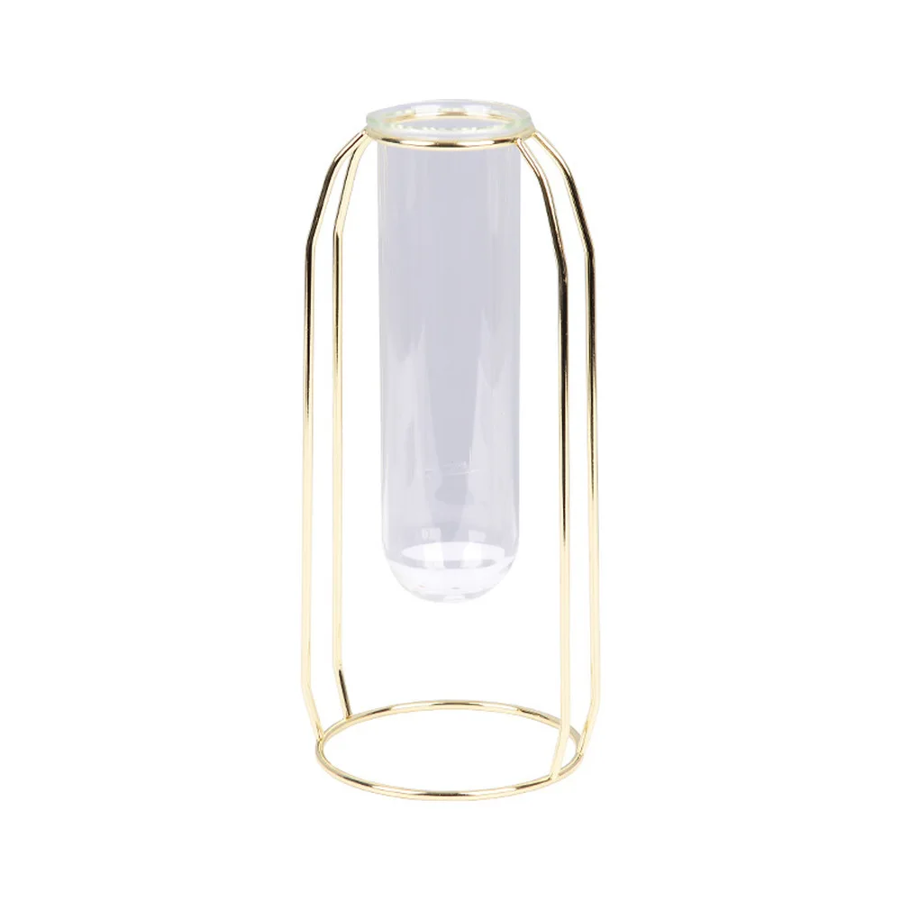 Скандинавский стиль стеклянная железная простая художественная ваза