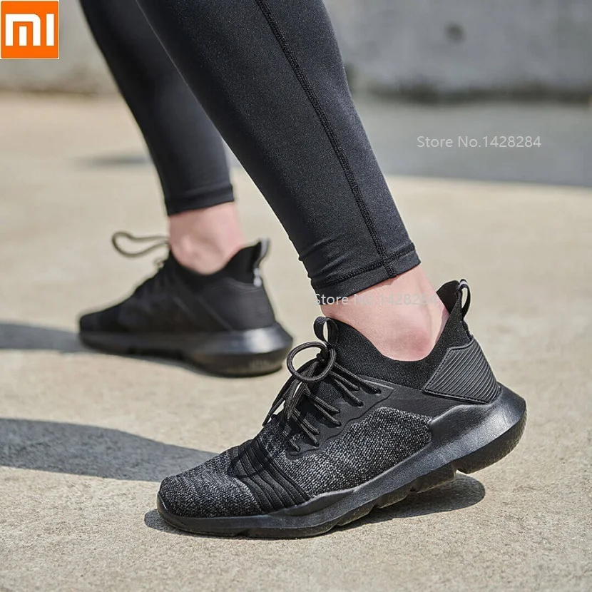 Xiaomi, новинка, Uleemark, повседневная легкая обувь, тканый верх, дышащая сетка, амортизация, для ходьбы, Нескользящие, для мужчин, женщин, кроссовки