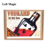 2019 new arrivals vodkard by rey ben gimmick and online instruction card into bottle magic tricks illusions fun visual magic