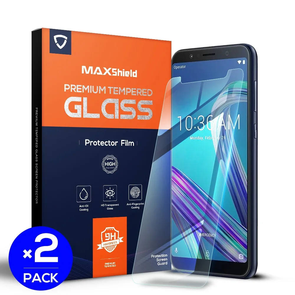 MAXSHIELD 2 шт Asus M1 ZB602KL ROG phone Max M2 ZB633KL Передняя пленка прозрачное закаленное стекло