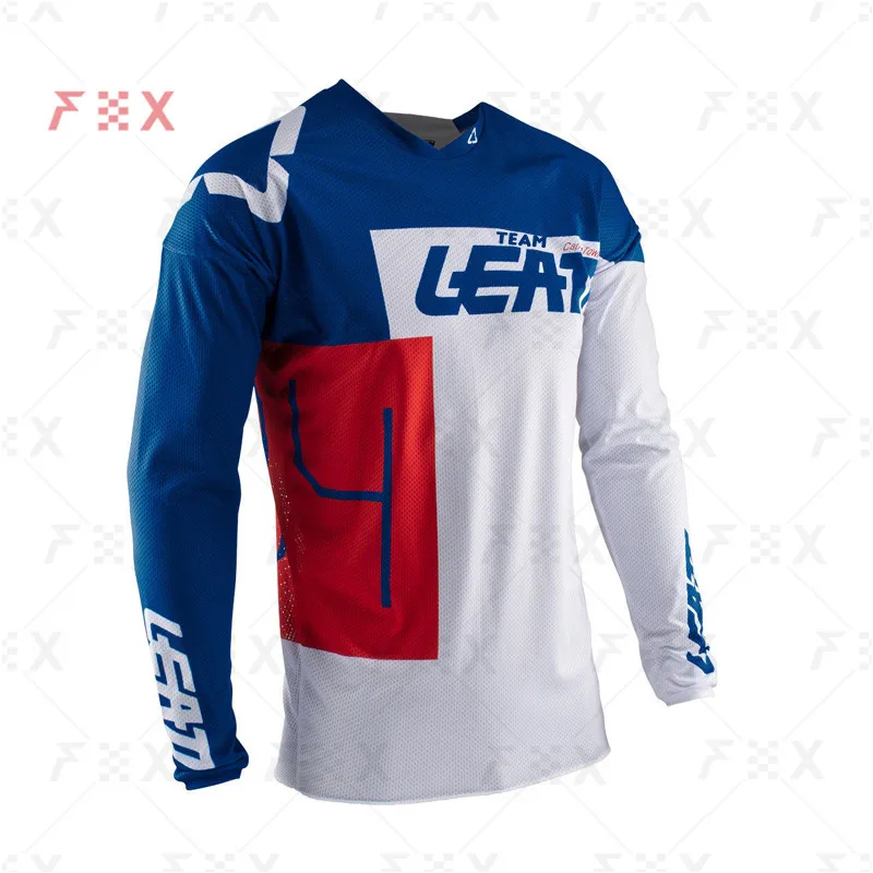 

Футболка leatt для горных велосипедов, майка для мотокросса, bmx, для гонок, горнолыжного спорта, с коротким рукавом, mx, летняя