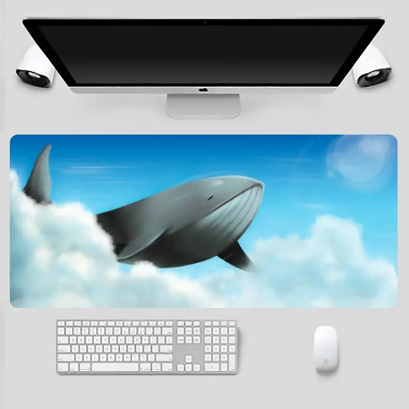 

cute funny whale Animals Rubber Mouse Durable Desktop Mousepad Game Office Work Mouse Mat pad X XL Laptop Cushion mouse pad