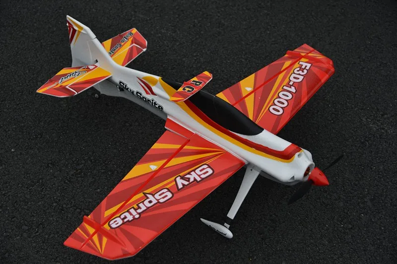 3D Спорт F3A RC самолет 1000 мм размах крыльев EPO Sky Sprite комплект | Игрушки и хобби