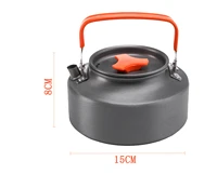 1 1l1 6lhiking kettle outdoor picnic camping cookware kettle tea coffee pot teapot super light weight camping travel tableware