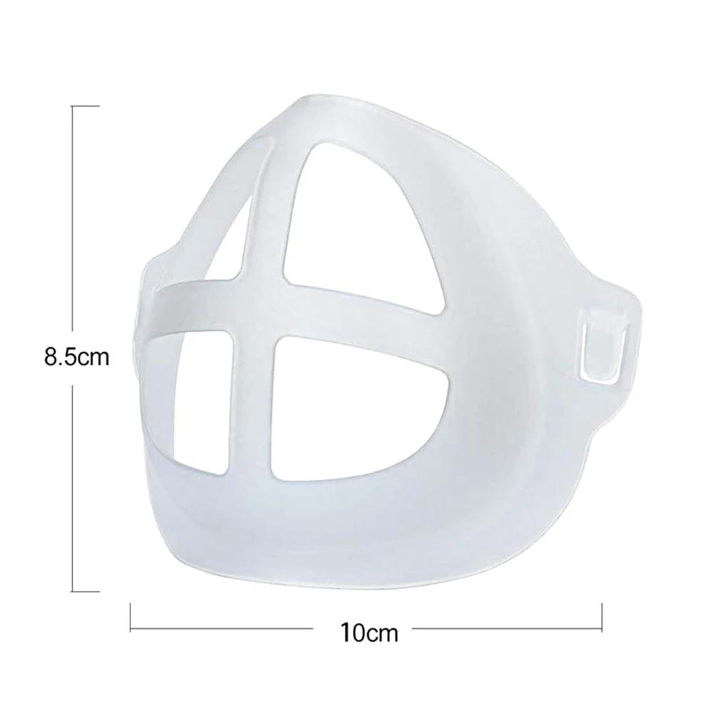 

5-100 Pcs 3D Mouth Mask Support Bracket Breathing Assist Mask Inner Cushion Bracket Food Grade Silicone Mask Holder Breathable