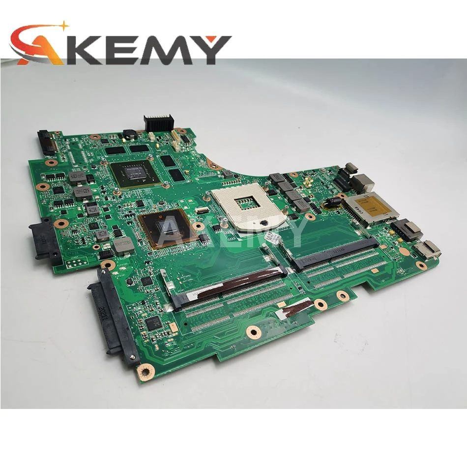 Для материнской платы ноутбука ASUS N53J N53JF N53JN N53JL N53JG HM55 W/ GT425M 1G 2 * RAM слот для