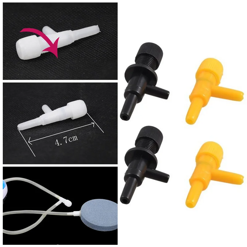 10 шт./лот аквариумный воздушный регулятор потоковая трубка разделительный