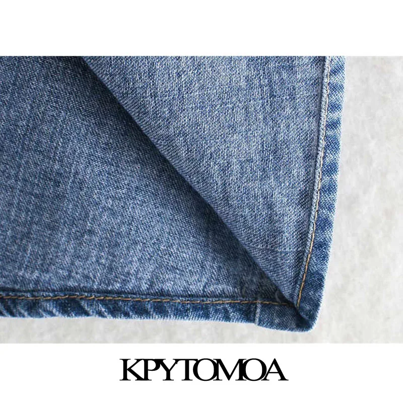 

Vintage Sweet Lace Patchwork Ruffled Denim Blouses Women 2020 Fashion Stand Collar Long Sleeve Female Shirts Blusas Chic Tops