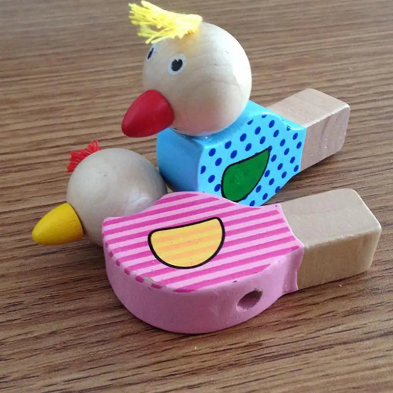 Bird Whistle Early Educational Creative Cartoon Animal Wooden Wind Instruments Musical Toy for Boys Girls | Спорт и развлечения