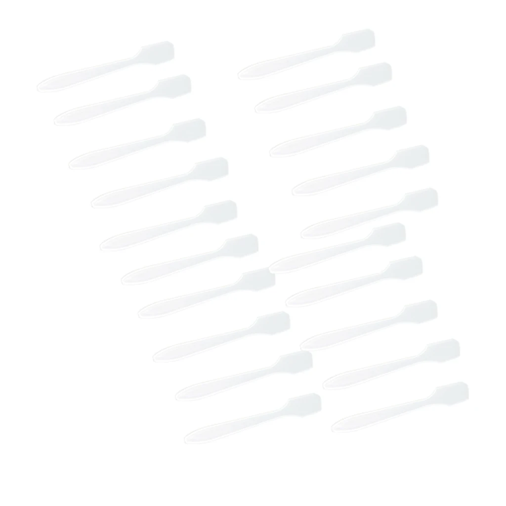 100 шт пластиковый шпатель одноразовая Косметическая ложка для ухода за кожей