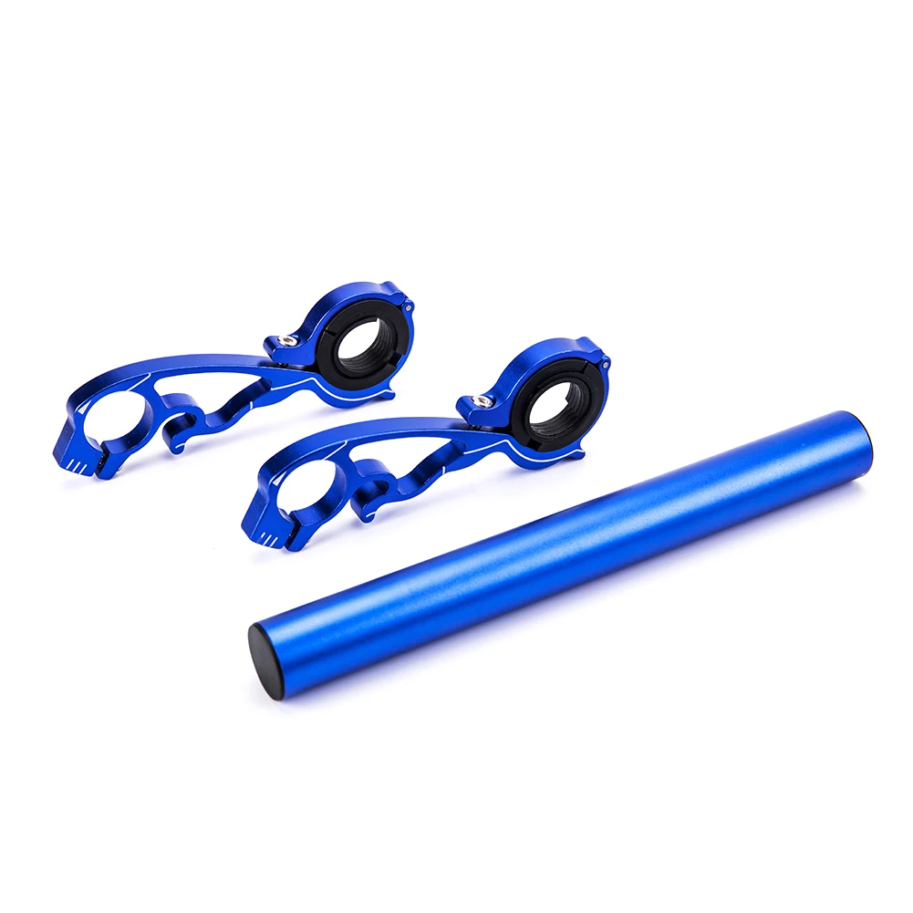 Двойной удлинитель для велосипеда держатель фонарика Bycicle поддержка руля