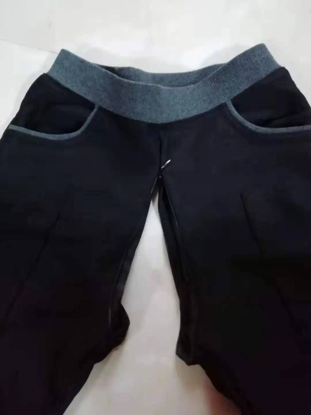 Женские зимние эластичные хлопковые брюки с высокой эластичной талией от AliExpress WW