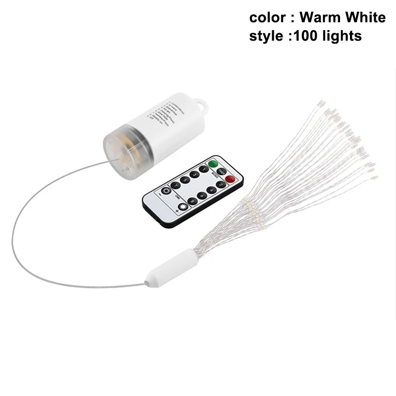 Novel LED Fairy Lights 8 Modes Dimmable StringLights with Remote Control for Party Home Outdoor Shipping | Лампы и освещение