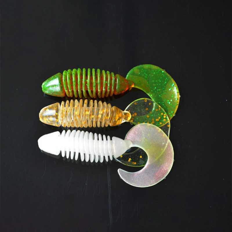 

10pcs High Quality Soft Multi Cranbank Tail Lure 6cm 4g Silicone Artificial Bait Swimbait Worm Fishing Tackle Fishing Lures