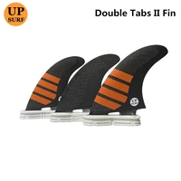 new arrival double tabs 2 m fins tri set honeycomb carbon double tabs 2 fin quilhas surf fin double tabs ii