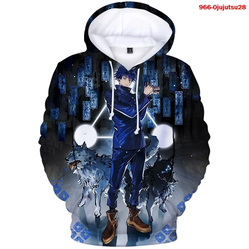 Anime Jujutsu Kaisen 3D Hoodies For Men Casual Sweatshirts Oversized Jujutsu Kaisen Streetwear Women Hoodies Kids Cool Tops