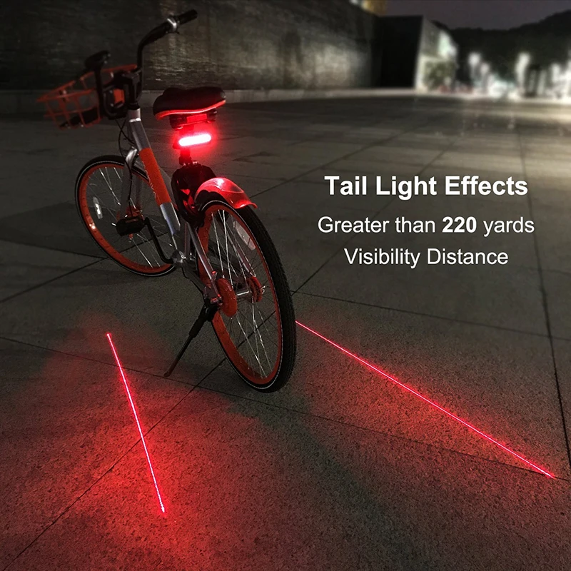Smart Accessories Mountain Bike Remote Control Taillights Laser Steering Lights Bicycle Safety Products X5 | Спорт и развлечения