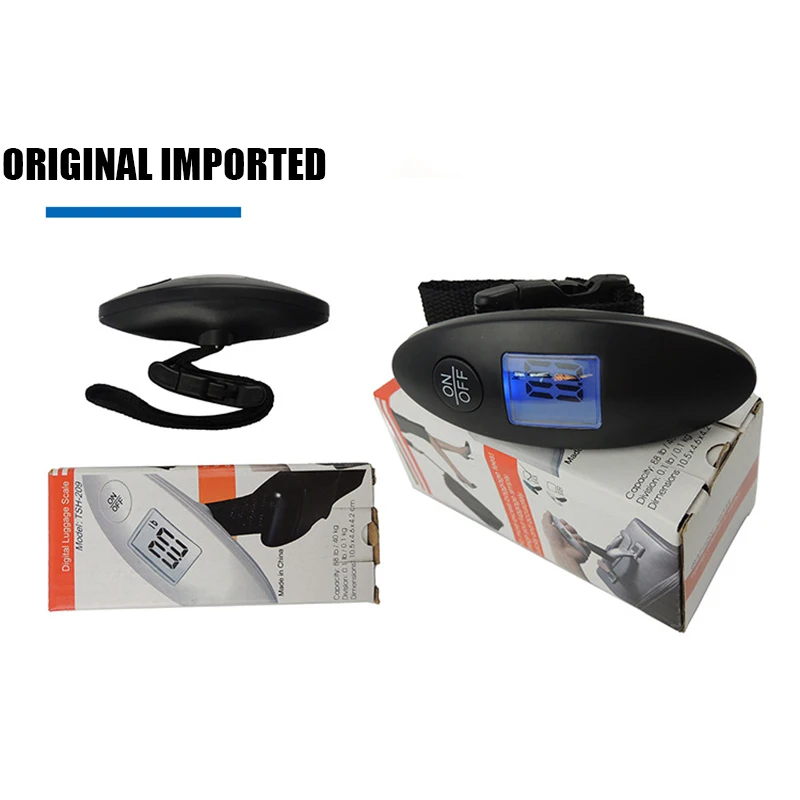 Весы для багажа 100 г/40 кг цифровые дорожные взвешивающие чемоданы ручные сумки