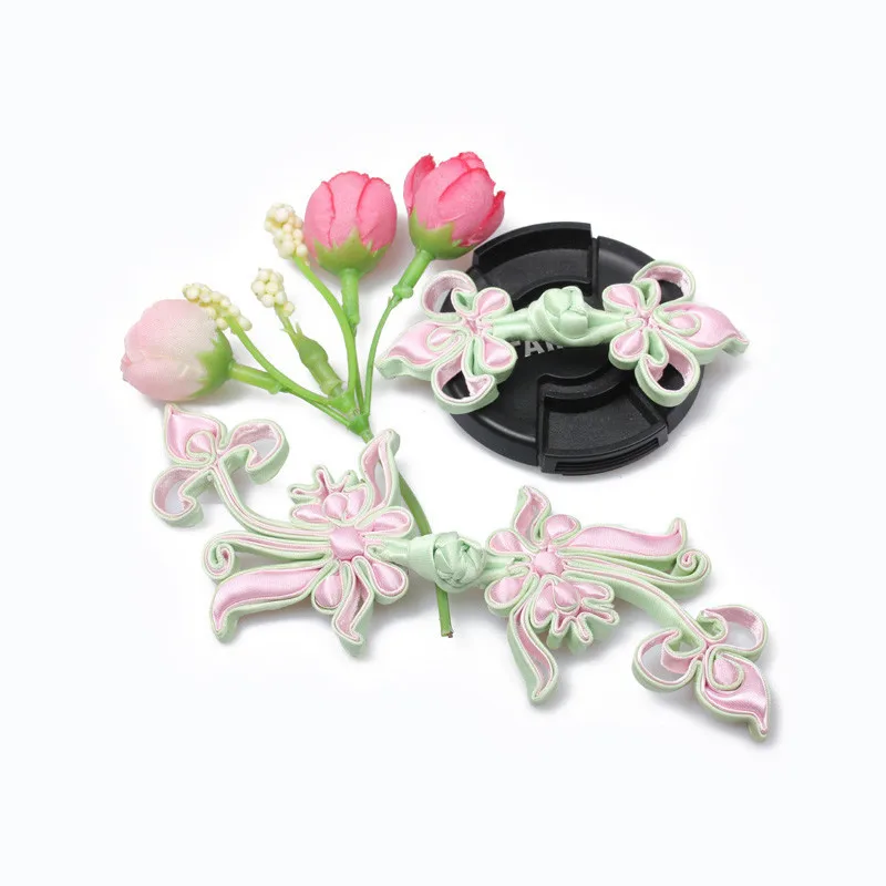 1 пара застежки пуговицы ручной работы в китайском стиле|Пуговицы| |