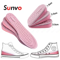 eva memory foam invisible height increased insoles for women shoes inner sole shoe insert lift heel comfort heightening insoles
